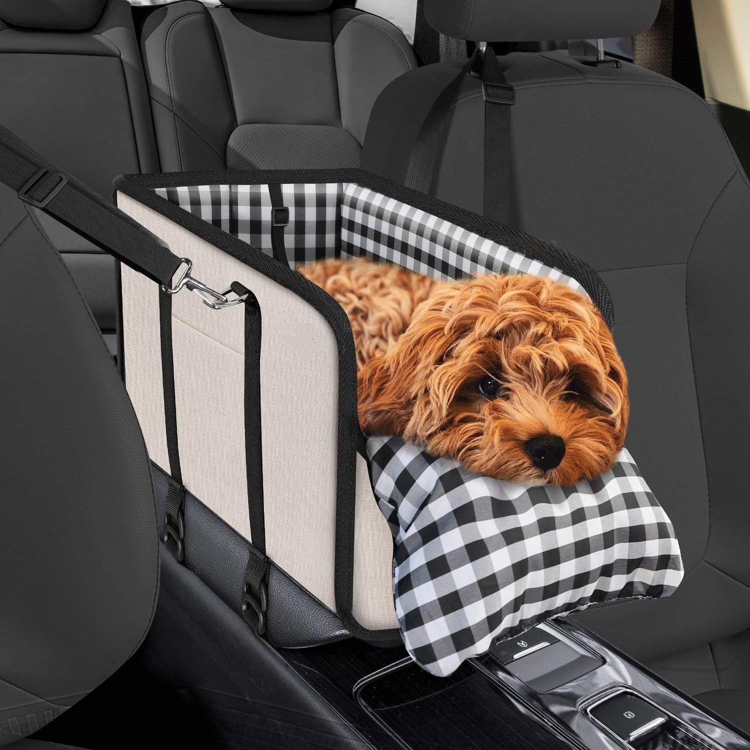 Calming Dog Bed - Car Mounted Pet Car Seat Portable