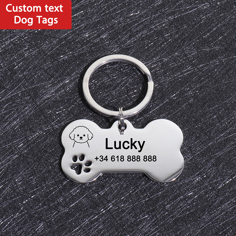 Pet Supplies Us - Custom Name Dog Tags Personalized Text