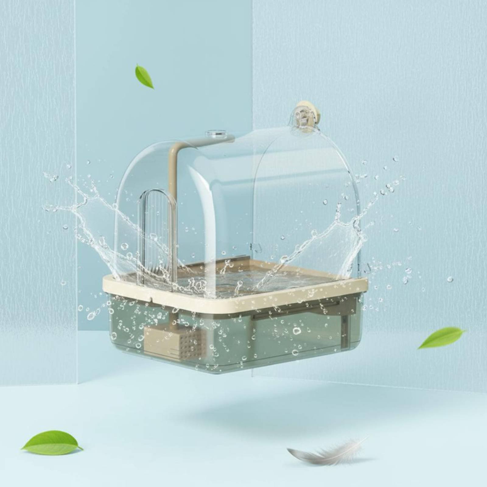 Pet Supplies Us - Automatic Bird Bath Wireless Sensor Parrot
