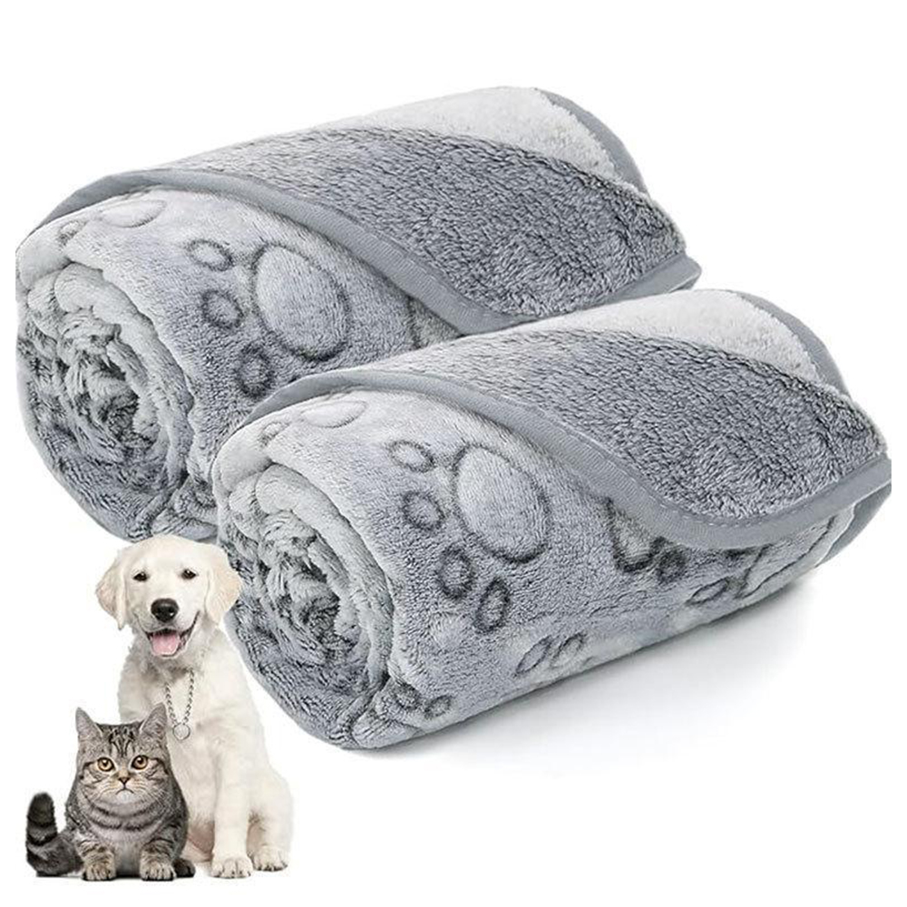 Calming Dog Bed - Winter Soft Dog Blanket Washable, Cat
