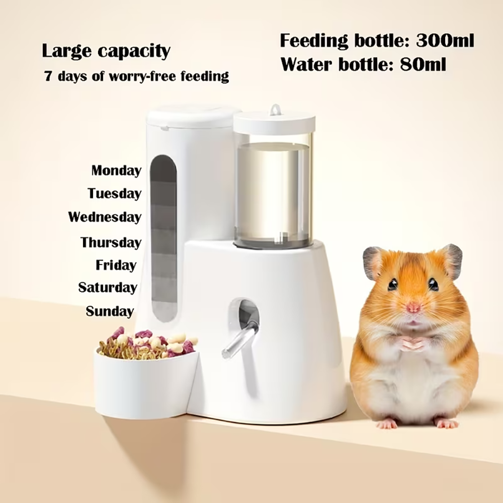 2 in 1 Hamster Automatic Feede - Automatic Pet Feeder recension och pris