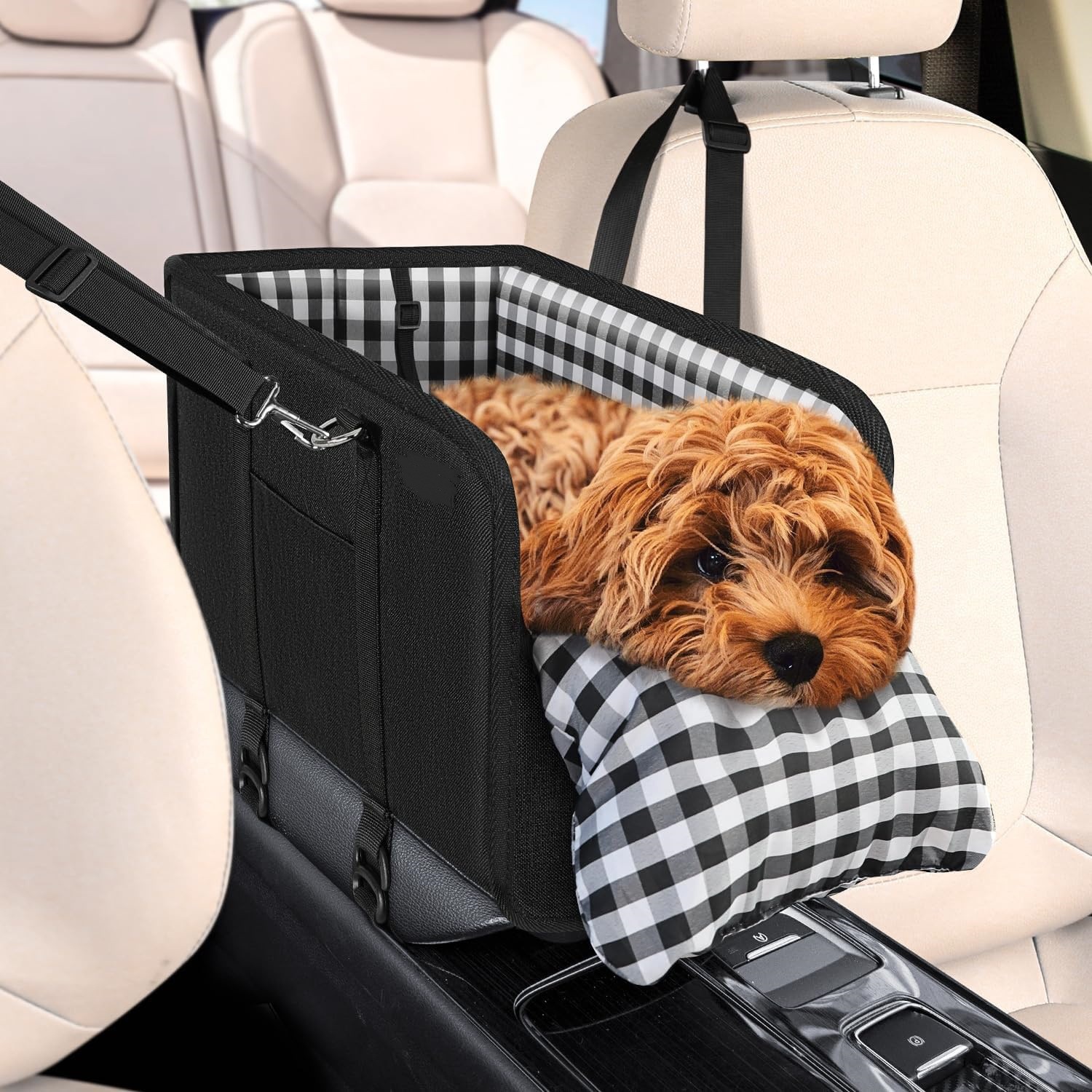 Car Mounted Pet Car Seat Porta - Calming Dog Bed recension och pris
