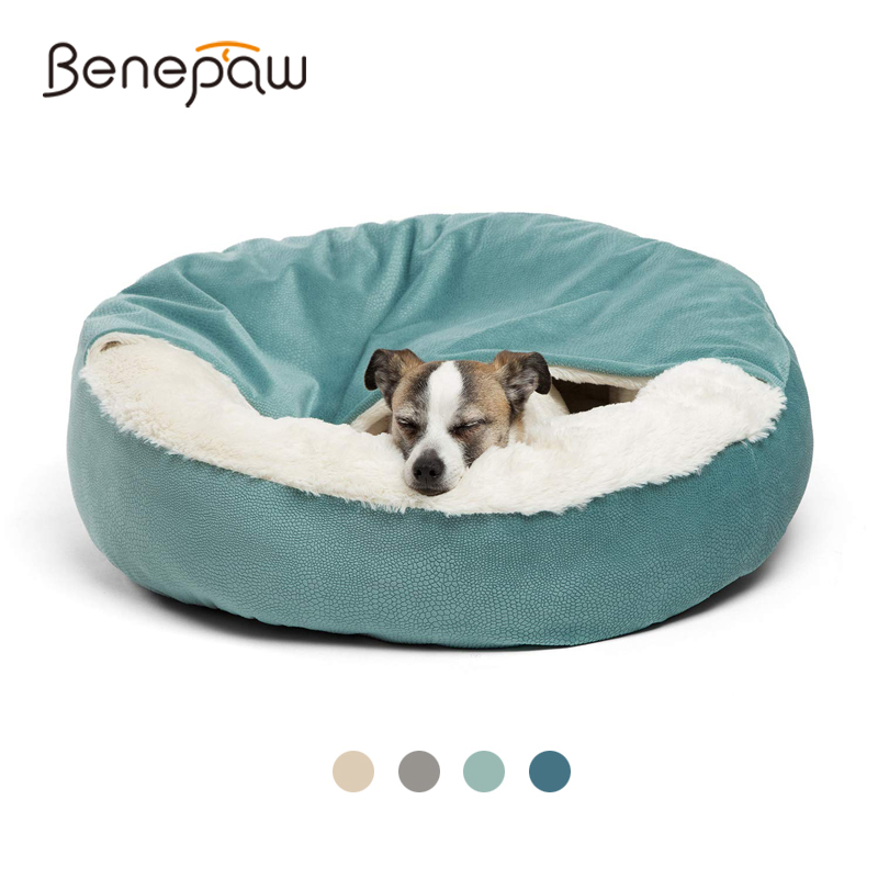 Benepaw Orthopedic Dog Bed Wit - Calming Dog Bed recension och pris