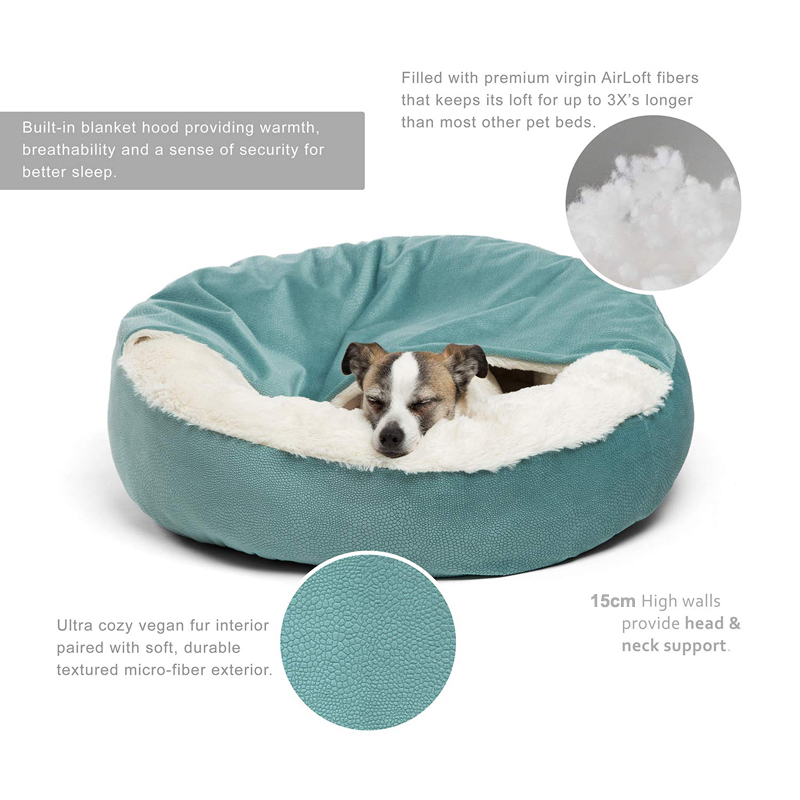 Benepaw Orthopedic Dog Bed Wit - Calming Dog Bed recension och pris