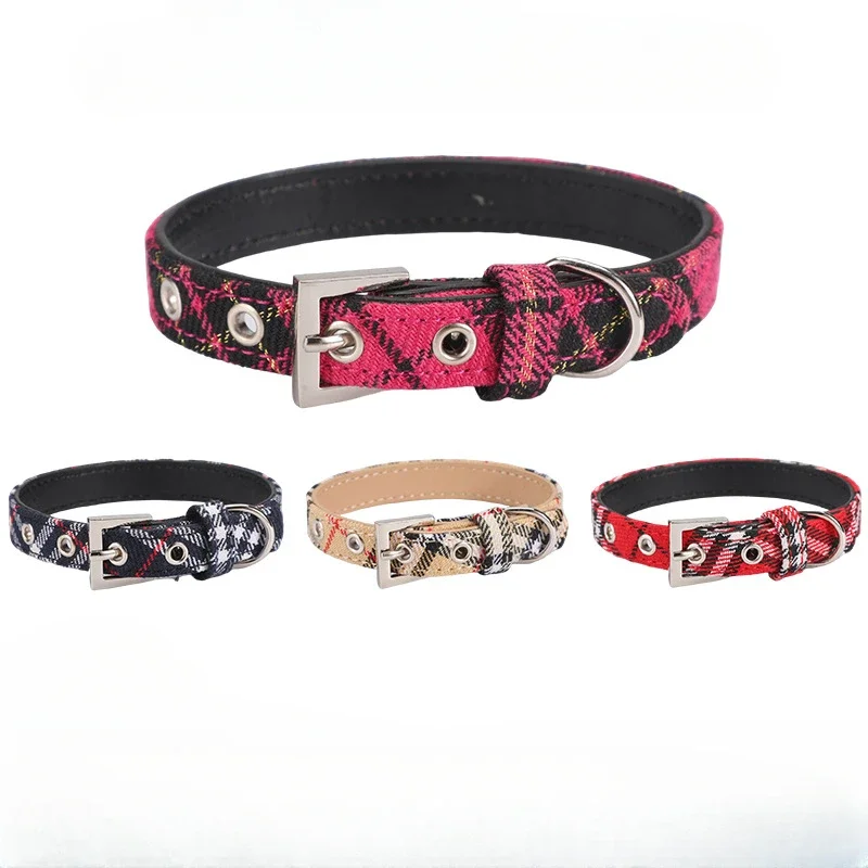Pet Collar Scottish Plaid Dog  - Pet Supplies Nz recension och pris