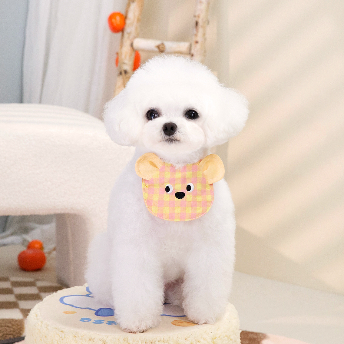 Cartoon Bear Design Dog Bib Cu - Dog Bandana Scarf recension och pris