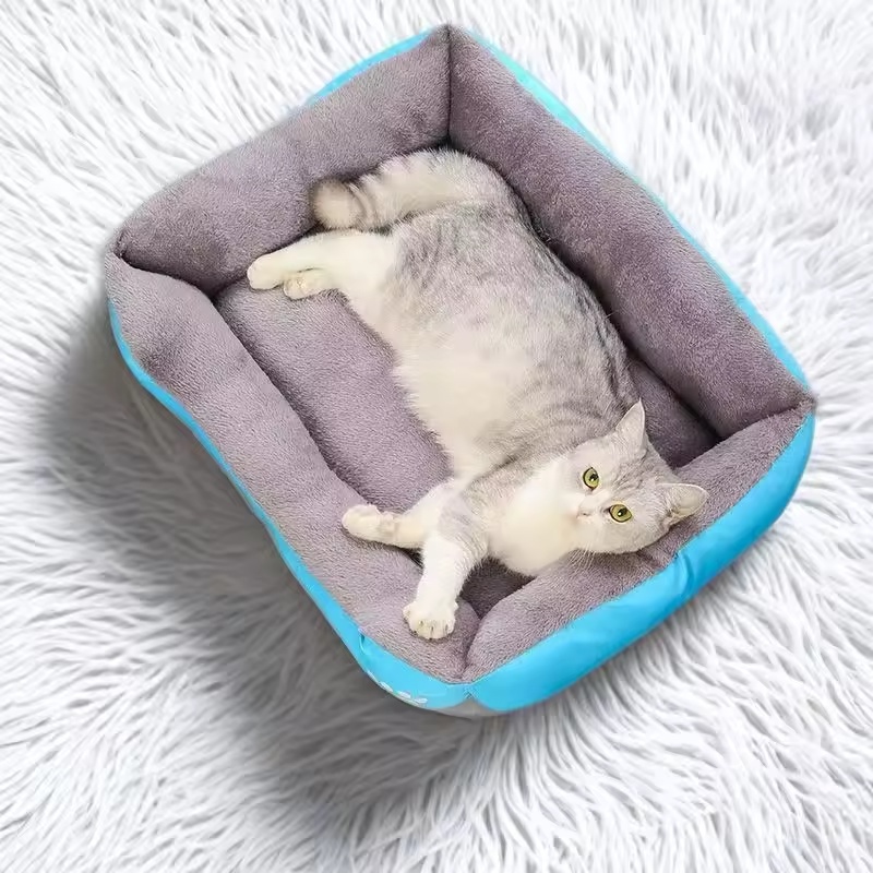 Soft Plush Cushion Bed for Sma - Calming Dog Bed recension och pris