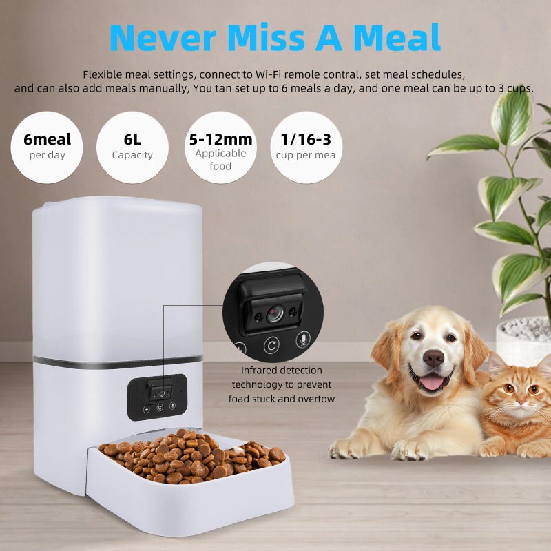 【2026】6L Intelligent Automatic - Automatic Pet Feeder recension och pris