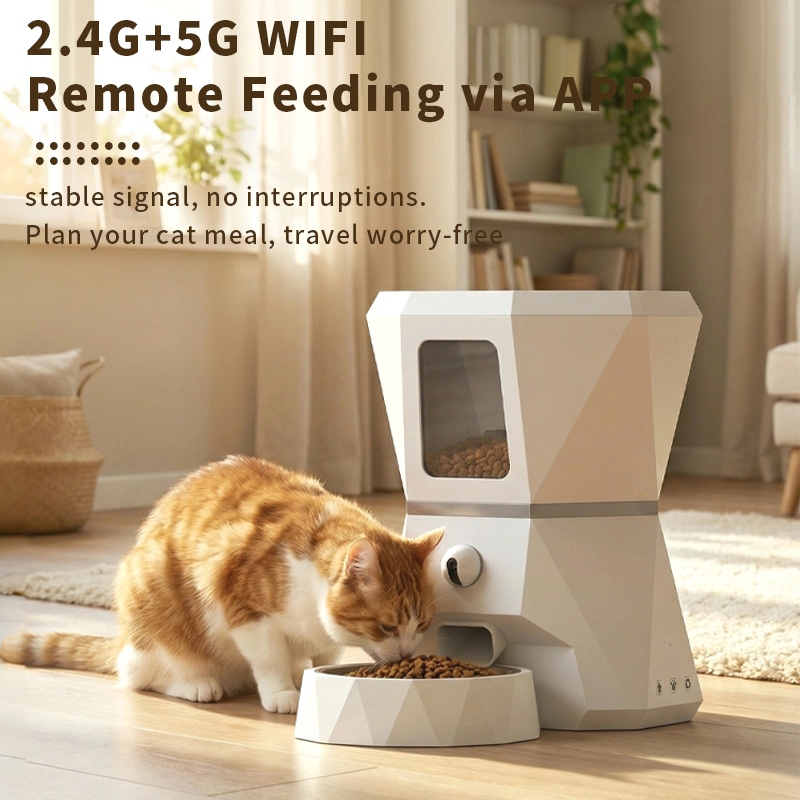Top-Quality 4L Tuya APP Contro - Automatic Pet Feeder recension och pris