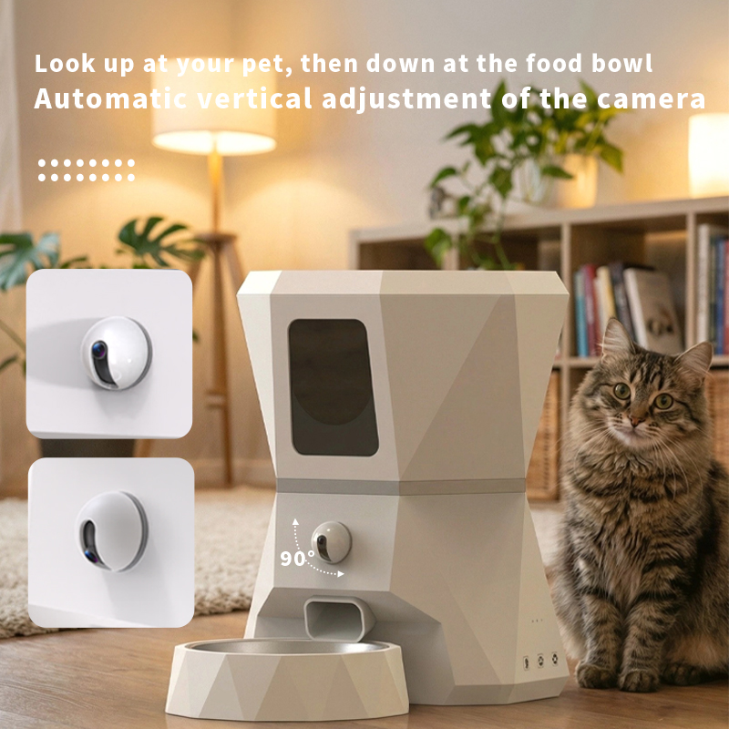 Top-Quality 4L Tuya APP Contro - Automatic Pet Feeder recension och pris