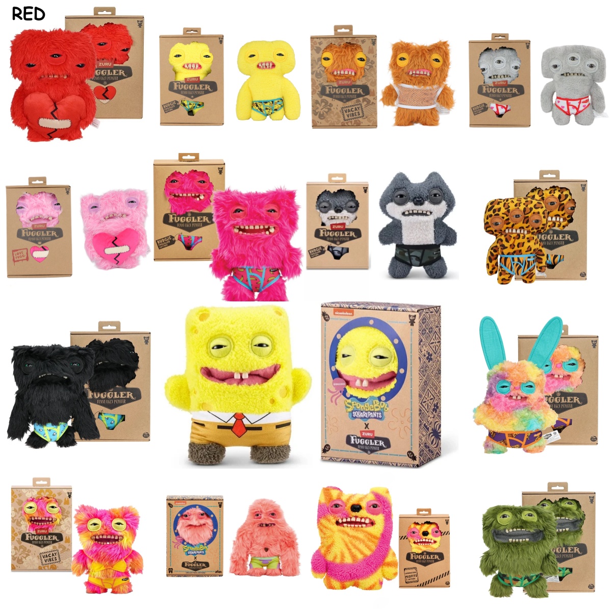 Fuggler Ugly Teeth Monster Plu - Pet Supplies Us recension och pris