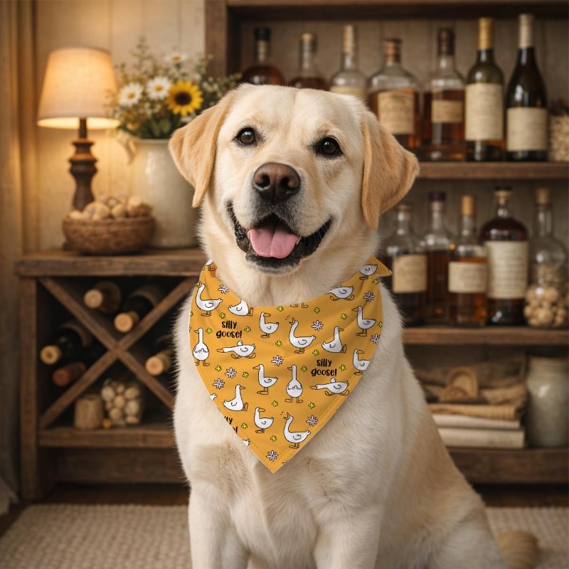 Dog Bandana Featuring a Cute G - Dog Bandana Scarf recension och pris