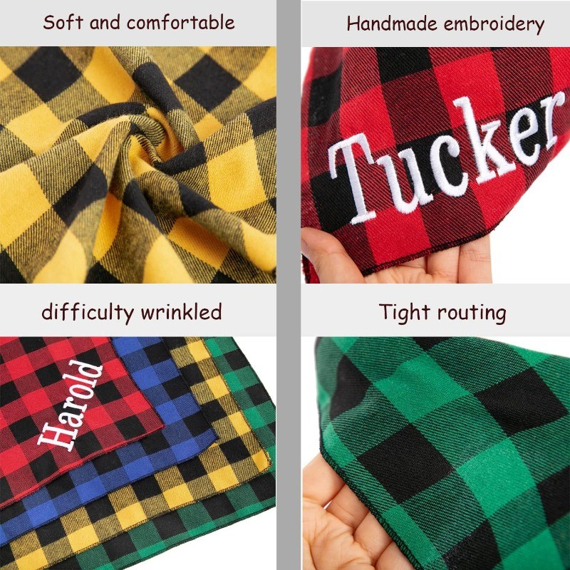 Embroidery Name Dog Bandana Cu - Dog Bandana Scarf recension och pris