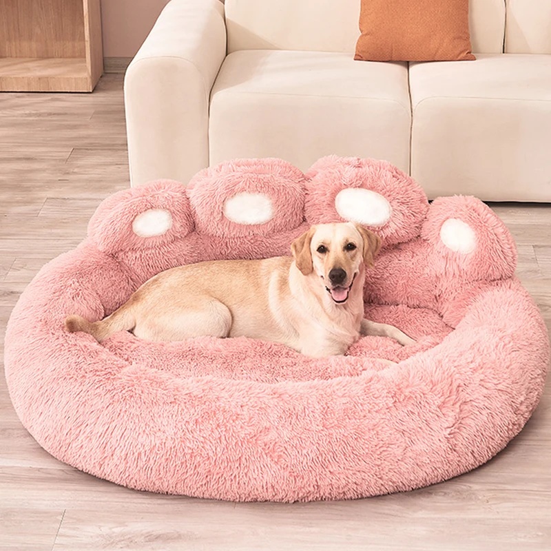 Large Soft Plush Pet Cushion B - Calming Dog Bed recension och pris