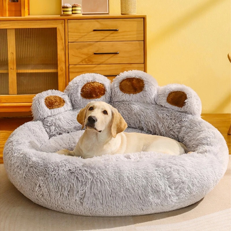 Large Soft Plush Pet Cushion B - Calming Dog Bed recension och pris