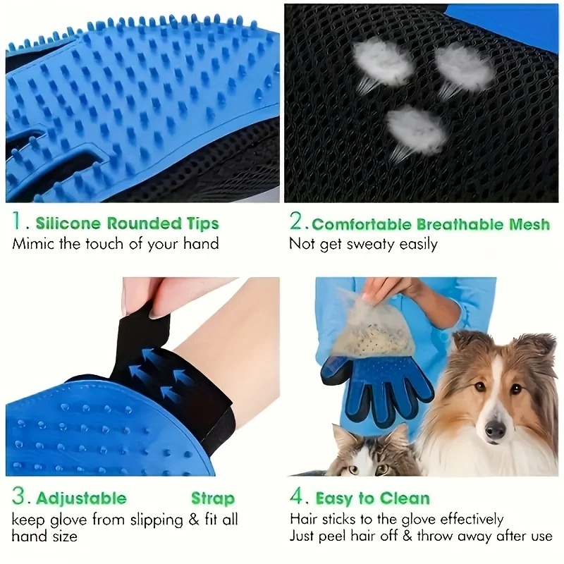 Pet Hair Glove Comb Pet Dog Ca - Pet Supplies Nz recension och pris